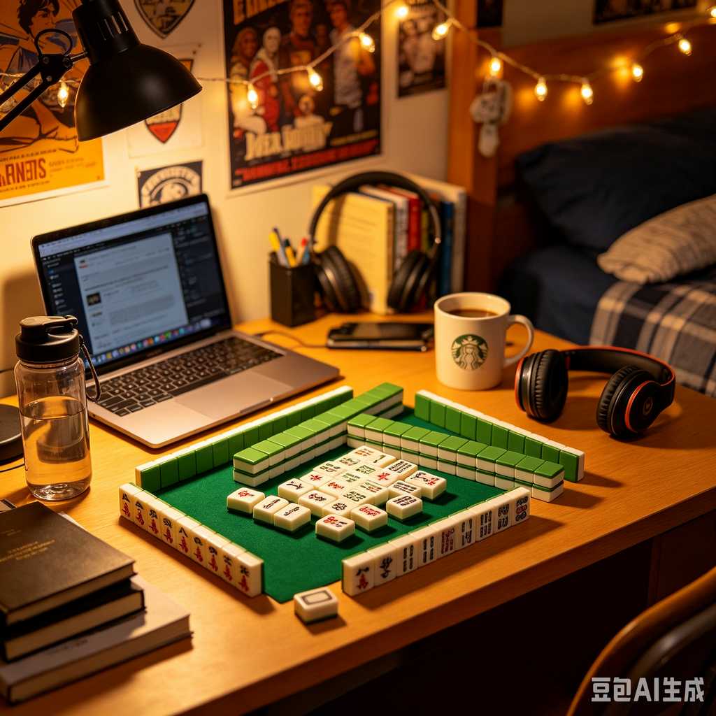 hand painted mahjong tiles
