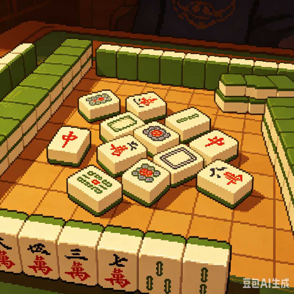 custom glitter mahjong tiles