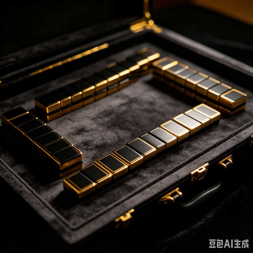 mini travel mahjong set lightweight